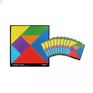 RRM002 자석 칠교 놀이 교사용용 장난감 도형만들기 퍼즐 맞추기