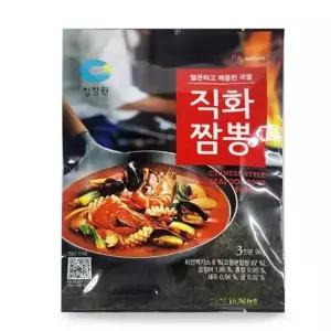 쿨샵 청정원 직화짬뽕분말 불맛짬뽕 육수 분말 3인분 즉석요리 간편요리