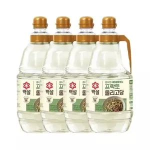 백설 프락토 올리고당 2.45kg x4개