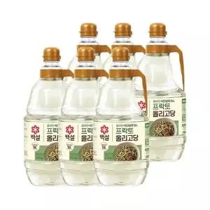 백설 프락토 올리고당 2.45kg x6개