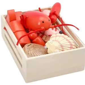 원목 해산물 음식 모형 장난감 가재 생선 자석 어린이집 손주 소꼽장난 조카 졸업 6세