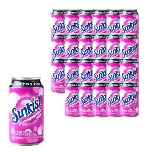 광동 썬키스트 제로 자두자몽 소다 355ml X 24입