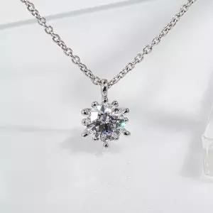 [샤밍주얼리]7부 다이아 목걸이 랩 그로운 IGI GIA 프러포즈 결혼 기념일 선물 버블 여자 친구