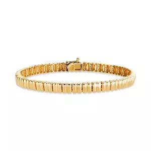 [모룬] 14K 미니멀 엣지 올밴드 버티컬 뱅글 팔찌 MOB40721