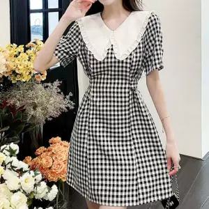 도트원피스 원피스 셔링 휴양지원피스 여름하객룩 하객원피스 a라인