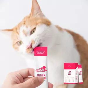 프로젝트21 고양이 영양제 종합 면역력 유산균 노묘 비듬 하루 채움 참치닭 오메가3 1개