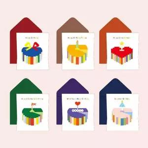 생일카드 370FGX92 3D팝업카드 6P 케익카드 팝업카드 축복카드