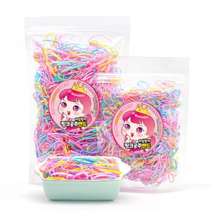 핑크공주밴드 안아픈 머리끈 아동 유아 대용량 머리고무줄