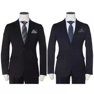 [킨록바이킨록앤더슨](신세계 사우스시티)신상 솔리드 슬림 스판 투버튼 정장