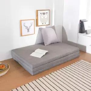 고탄성 3단 접이식 매트리스/토퍼 바닥매트/수면매트/ 손님용 자취용