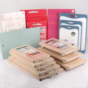 도마 위생 박달나무 업소용 항균 실리콘 양면