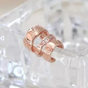 [미니아트]14KGP 켄드라 귀찌 로즈골드 데일리 볼드 링 이어커프