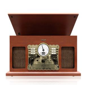 인켈 올인원 올드형 LP 턴테이블 고음질 LP CD플레이어 USB 라디오 블루투스/L3
