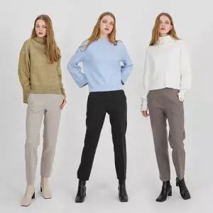 [4900시즌특가 ] G.모데나 우븐 플란넬 도톰팬츠 겨울슬랙스 3종 택1