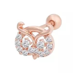 [미니아트]아울 14K 금침 부엉이 피어싱/ 이너컨츠 귓바퀴 트라거스 연골 아웃컨츠 귓볼 별존 피어싱