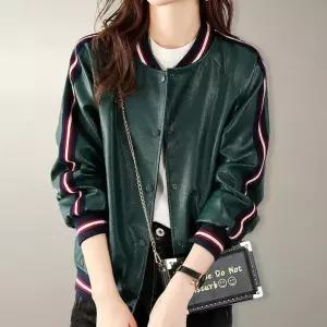 [퀸이즈][퀸이즈] [77까지]데비 고담 스타디움 레더 자켓