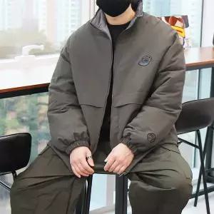 [우기브로]WRI 남자 빅사이즈 패딩 베라 자수 포인트 점퍼