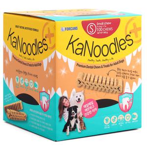 카누들 잇몸플러스 필로팩 S 소형견용 100개입 680g 포켄스 강아지 잇몸건강 덴탈껌