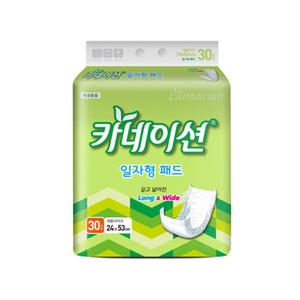 카네이션 일자형 패드 성인용 속기저귀 240매 30매X8팩