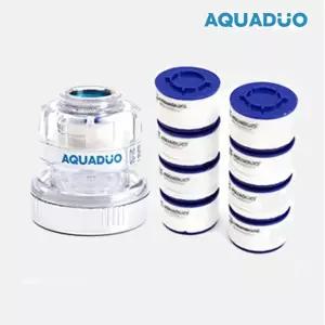 아쿠아듀오 SF-1000 싱크대 수전 플렉시블 코브라형 헤드+필터 8개