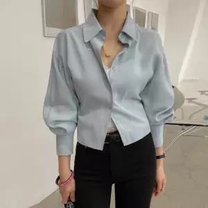 [다바걸][DB made] 루니블루종블라우스