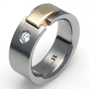 T-903 14K 골드 티타늄 반지 이니셜무료 무료배송 맞춤제작 평생AS