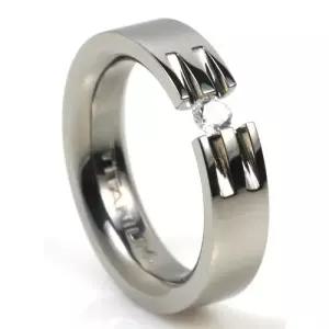 T-724 DIA 다이아몬드 티타늄 반지 이니셜무료 무료배송 맞춤제작 평생AS