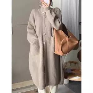 [하프클럽/휴드]델유 롱 니트 가디건 4color