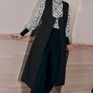 울블렌디드 슬리브리스 롱베스트