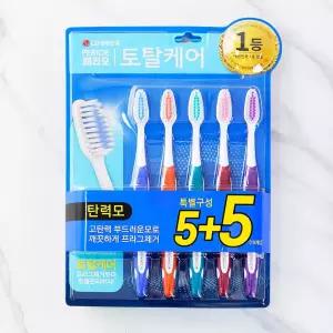 LG 페리오 토탈케어 칫솔 탄력모 5+5입