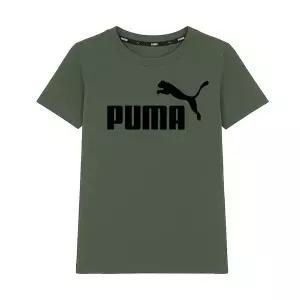 푸마 PUMA 에센셜 로고 K 여성 아동 주니어 반팔티 반팔 티셔츠 머틀그린 586960-31