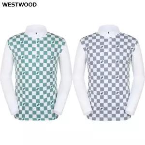 [대구백화점] [웨스트우드]체크보드 남성 프린트 집업티(O1 305)