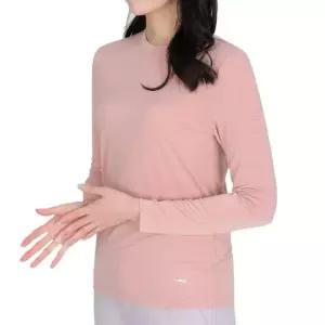 BFL 썸머퀸 여름 여성 쿨 냉감 라운드 긴팔 운동복 스판 티셔츠 W5ST08)