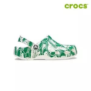 [크록스][크록스 정품] 클래식 듀크 프린트 클로그 토들러 아동샌들 210008-3WH