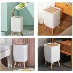 생활용품 인테리어 원터치휴지통 10L 사각 WD23EC3