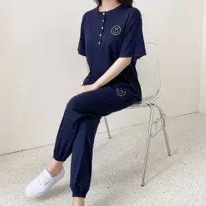 [보리보리/보리맘]자수 미소 단추 수유복 세트 수유티 잠옷 셋업 빅사이즈 임부복 ID607