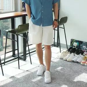 [우기브로]WMZ 남자 빅사이즈 코나7부 와이드 포켓 밴딩 반바지