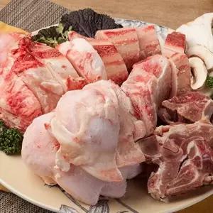 [서가한우] 우족 1.5kg+사골 1kg+잡뼈 2kg