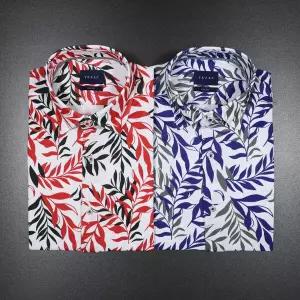 [예작] 구김없는 져지 반소매 슬림핏 셔츠 2종 택1 (YJ4MUS624 RE외)