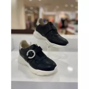 [롯데백화점]영에이지 여성 5cm 키높이 포인트 슬립온-EQCFHZ757BK