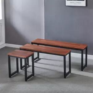 [텐바이텐]벤치 의자 거실 2인 빈티지 디자인 야외 식탁 카페