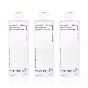 [이니스프리] 블루베리 리밸런싱 클렌징 워터 200mL 3개