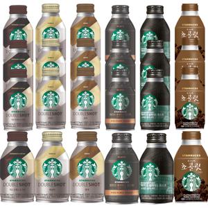 스타벅스 캔커피 6종 275ml 혼합세트 (에스프레소4개+돌체4개+바닐라4개+초콜릿4개+블랙4개+스위트블랙4개)