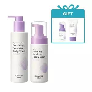 [궁중비책] 수딩 센서티브 데일리워시 200ml+스페셜워시 150ml(폼)+[gift] 여성청결제 미니 2종