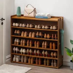 굿 슈레스트 6단 오픈형 신발장 102x101cm 신발수납장