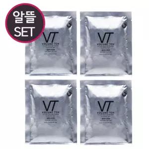볼륨톡 남녀공용 천연염색 흑채 알뜰구성 SET (리필 4봉) 