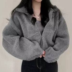 [더봉][3가지컬러] 몽글 양털 후리스 플리스 집업뽀글이집업가디건