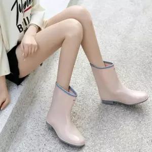 ONM 여자 1P 레인부츠 트렌드 비오는날 장마철 데일리 숏