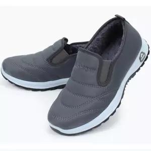 ONM 심플 남여 방한 슬립온 겨울 슈즈 털신발 보온 운동화