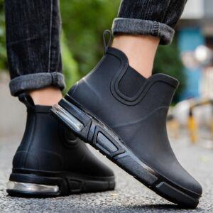 캐주얼 패션 발목장화 에어쿠션 데일리 첼시 레인부츠 남자장화 방수 작업화 오리지널 장마철